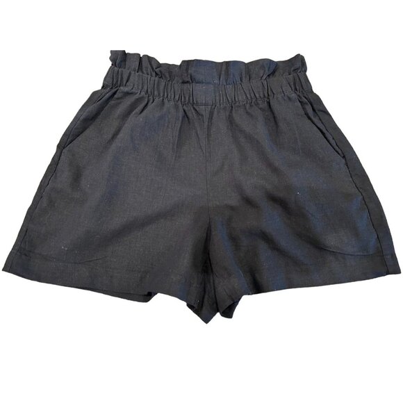 Express Black Linen & Rayon Women's Shorts - Size S - Picture 1 of 6